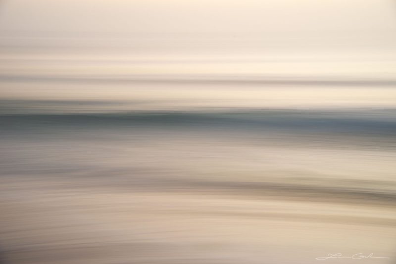 Soft waves in a smooth abstract photo - Gintchin Fine Art
